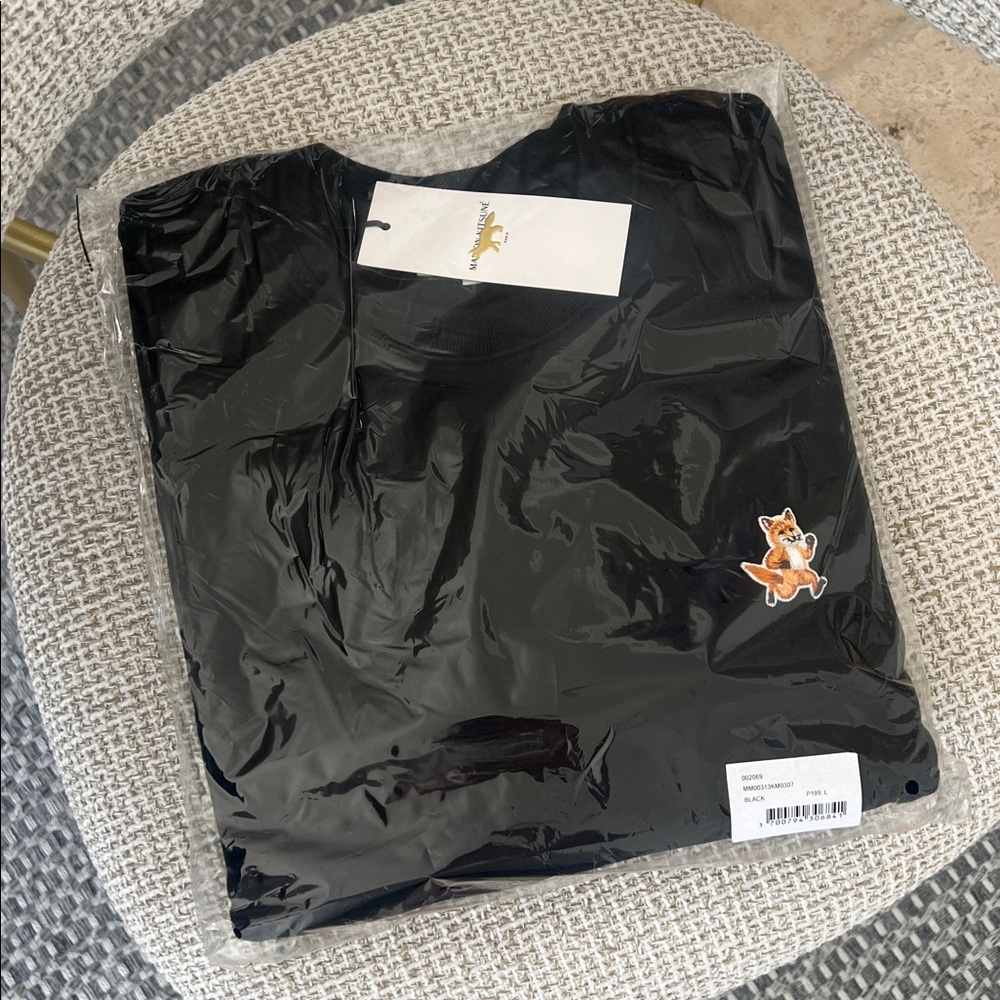 NWT - Maison Kitsune Speedy Fox Men's Sweatshirts - Black - Picture 4 of 4